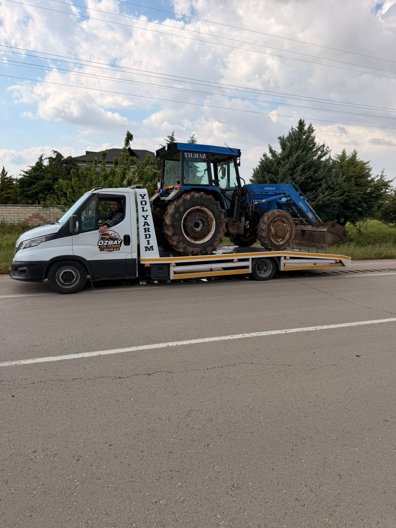 Gaziantep çevresinde traktör taşıma hizmeti
